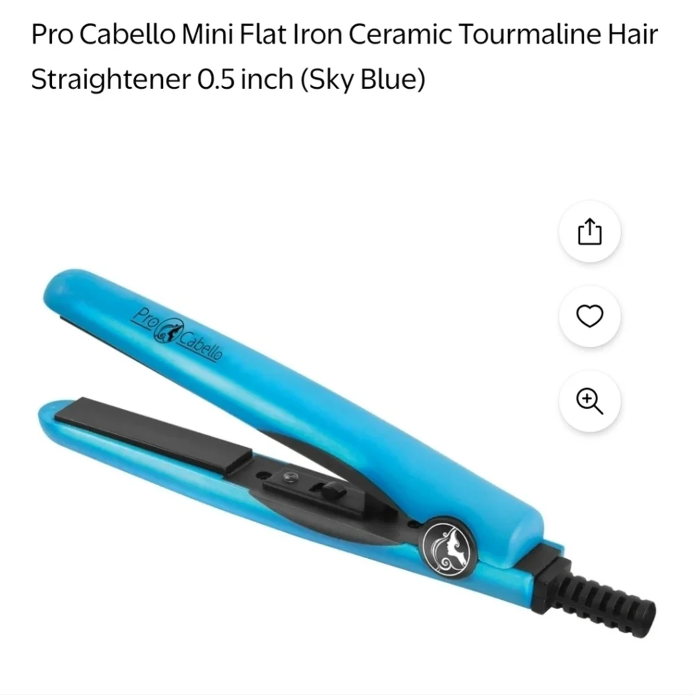 Pro Cabello Mini Styler Sky Blue NIB